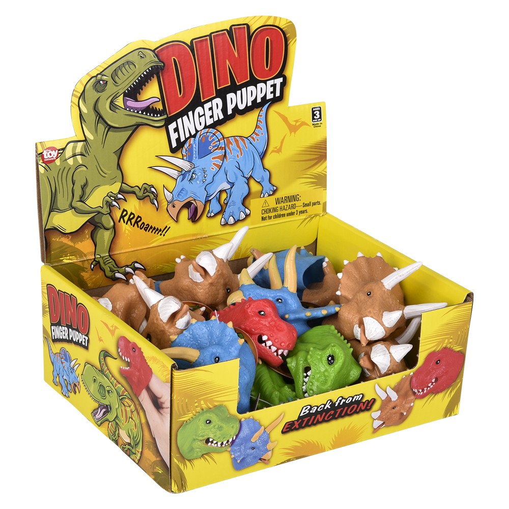 Stretchy Dinosaur Finger Puppet (24 Pc Display)