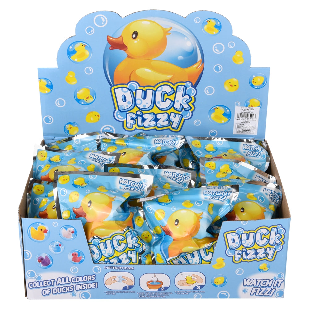Ducky Fizzy Bath Bombs (24ct Display)