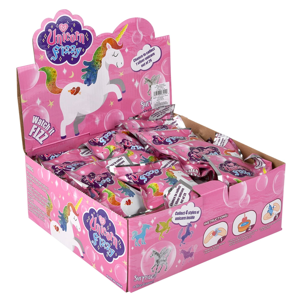 Unicorn Fizzy Bath Bombs (24 Ct Display)
