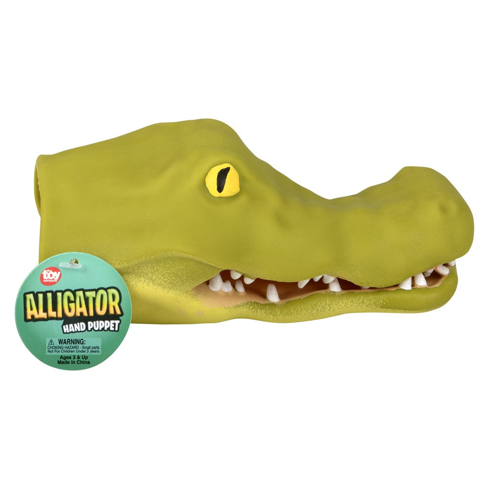 Stretchy Alligator Hand Puppet 6" (1 DZ)