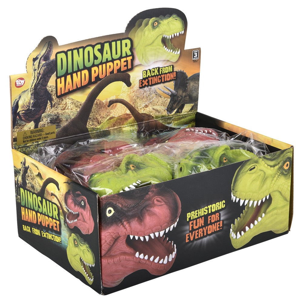 Stretchy Dinosaur Hand Puppet 6" (1 DZ)