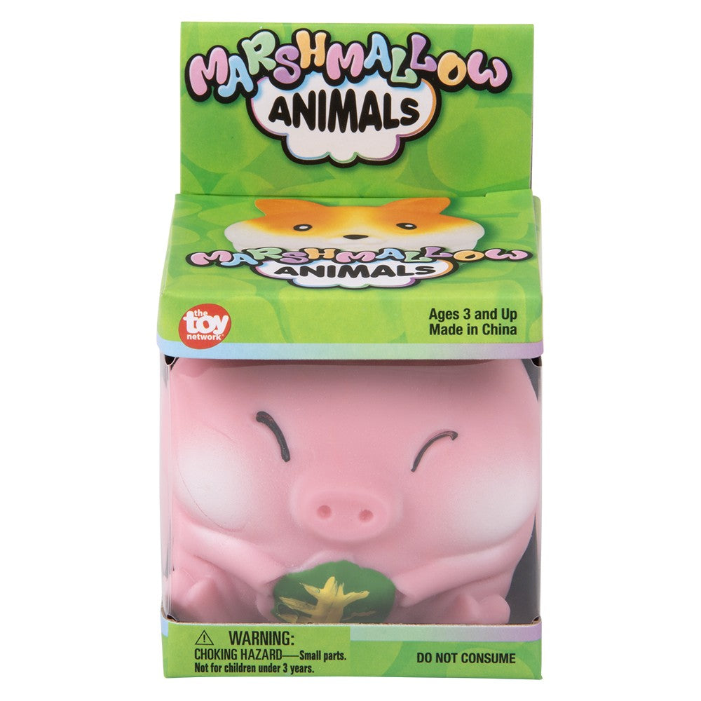 Marshmallow Animals Squeezy Fidget Toys (12 PC Display)