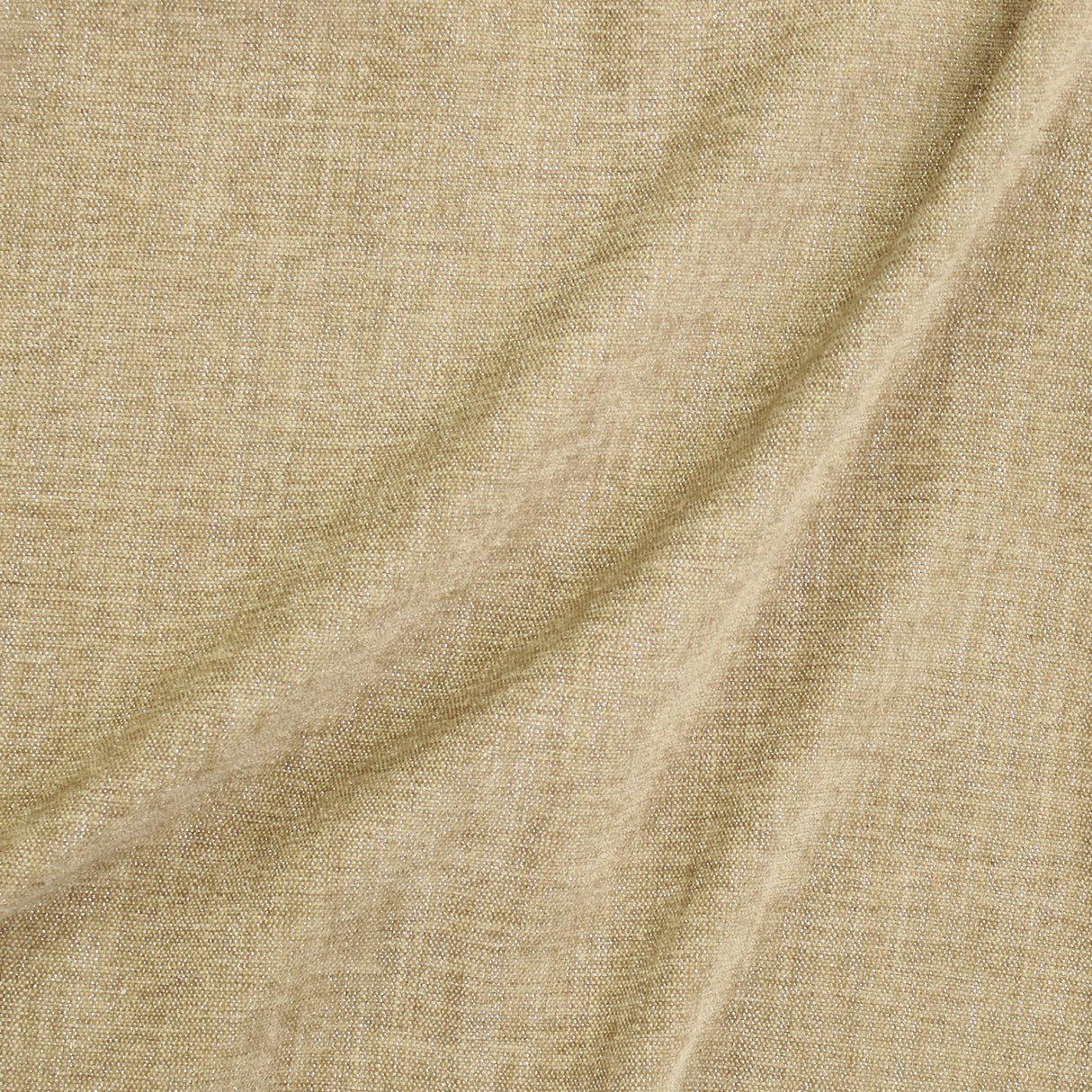 Pandora Polyester Fabric - Solid Textured Metallic Linen Look, 55" Width (1 Yard)