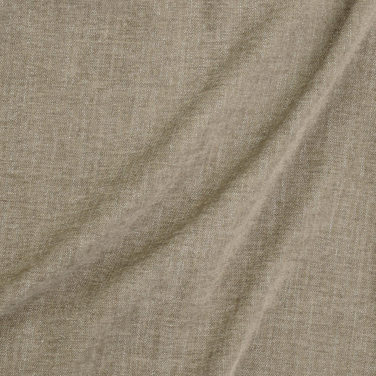 Pandora Polyester Fabric - Solid Textured Metallic Linen Look, 55" Width (1 Yard)