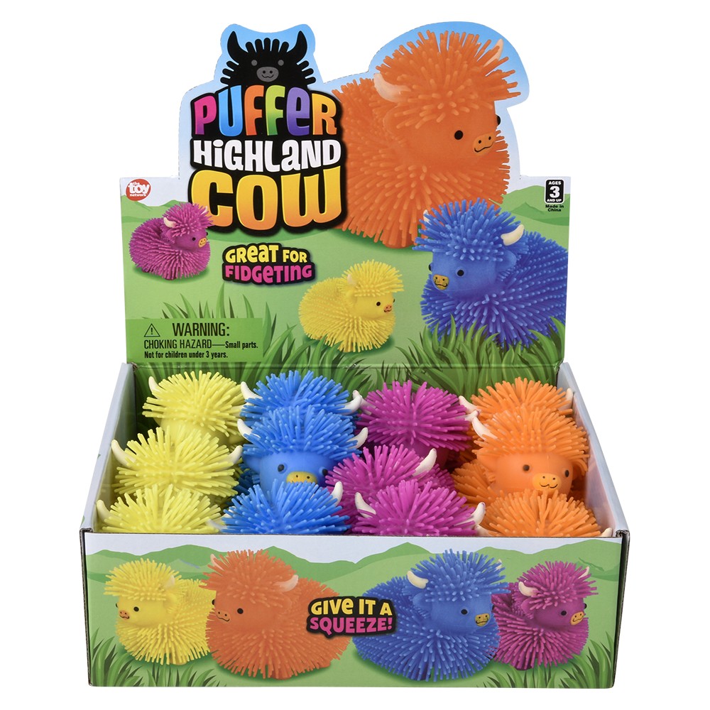 Highland Cow Puffer Assorted Colors (1 DSP)
