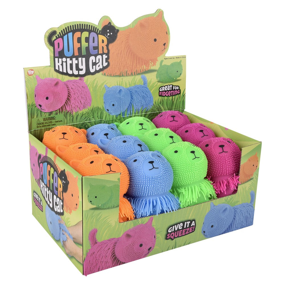 Shaggy Puffer Cat (12 Pc Display Box)