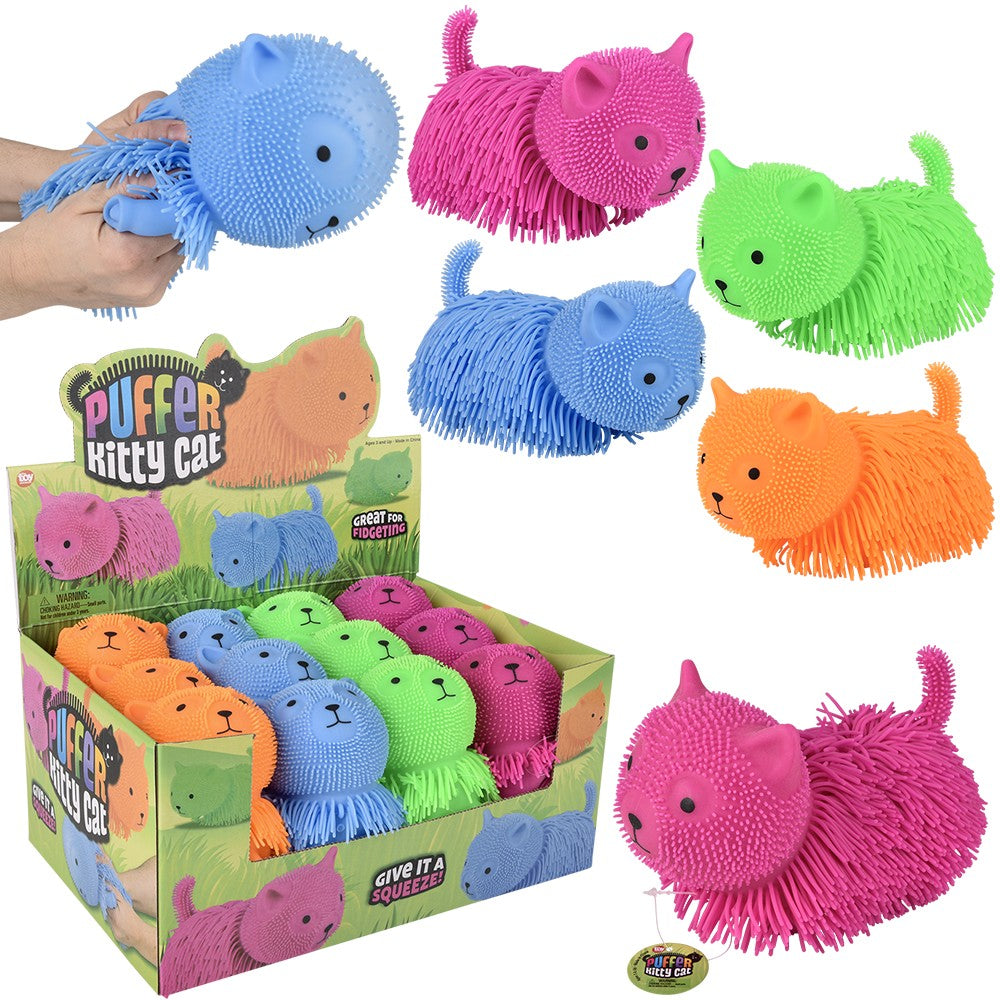 Shaggy Puffer Cat (12 Pc Display Box)