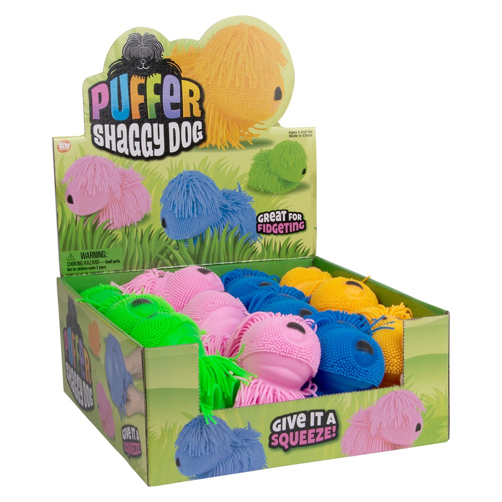 Puffer Dog Squeeze Toy (1 DSP)
