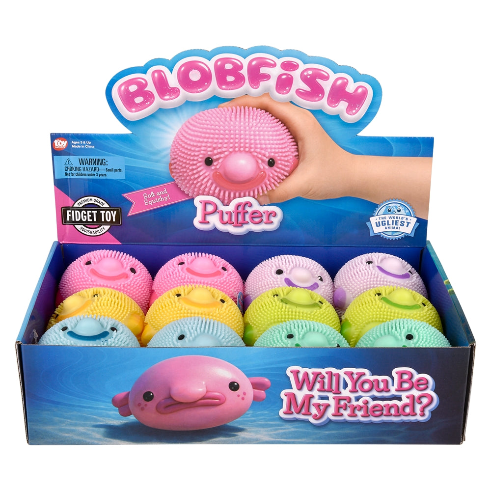 Blobfish Puffer Plush (12 Pc Display)