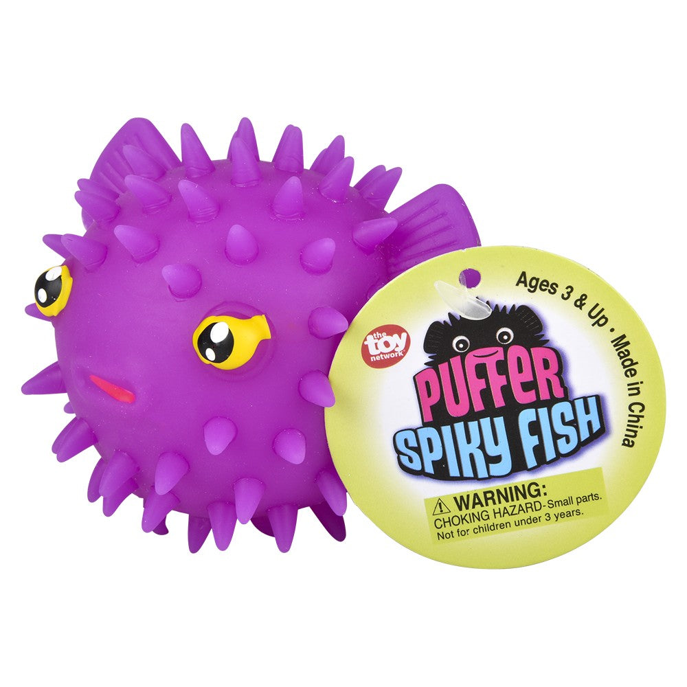 Spiky Puffy Fish Fidget Toy (12 Pc Display)