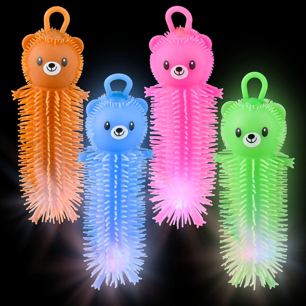 Light-Up Bear Puffer Wiggler (12 Pack Display)