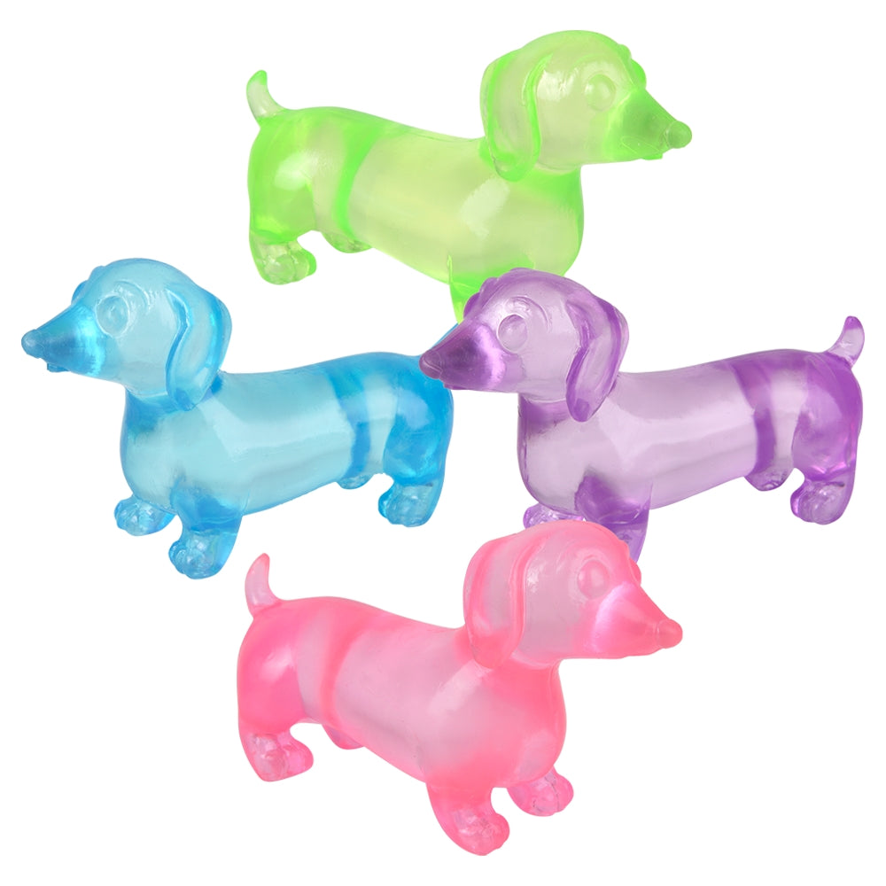 Squeeze Sugar Dachshund Fidget Toy (12 PC Display)