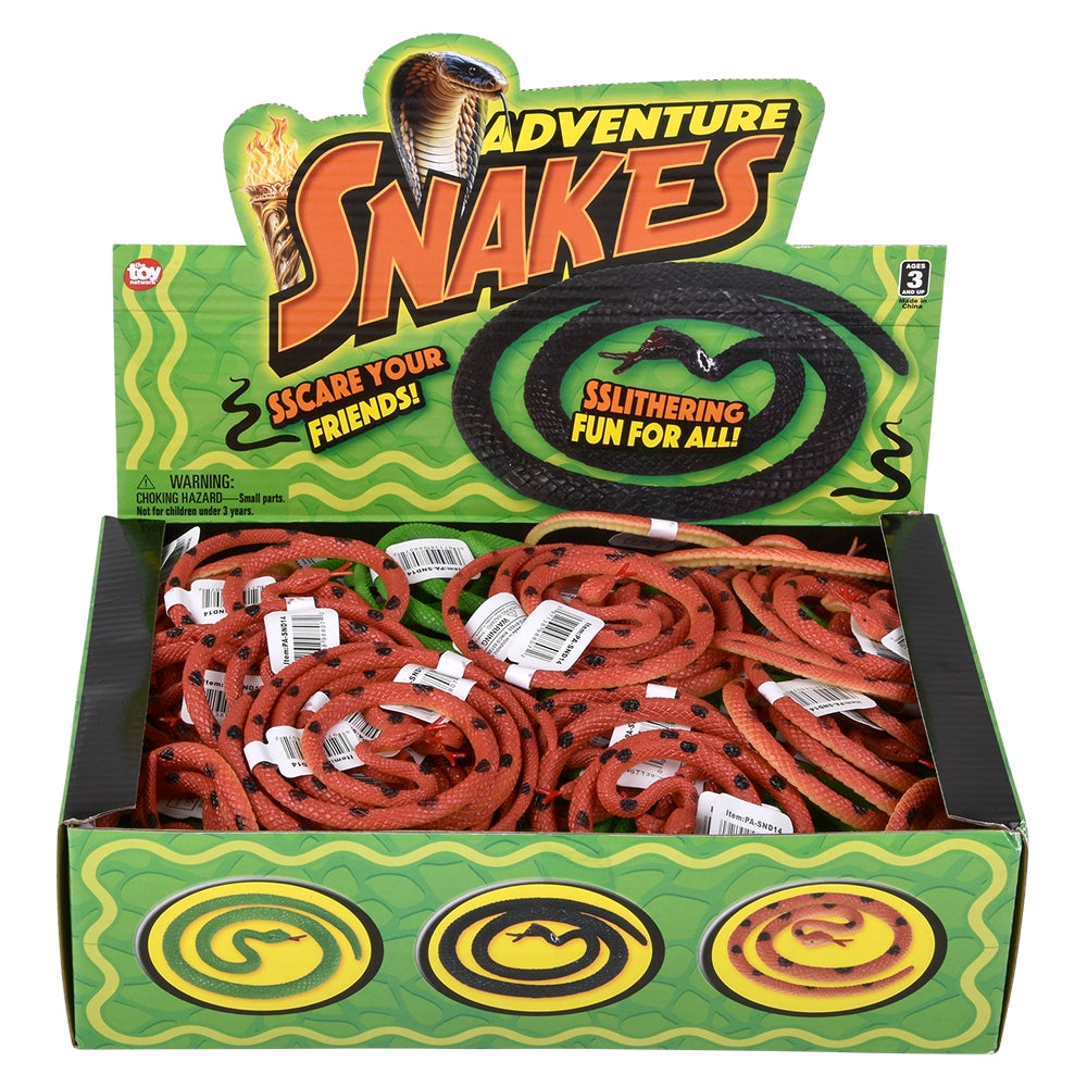 Vinyl Snake 14" Assorted (1 DSP)