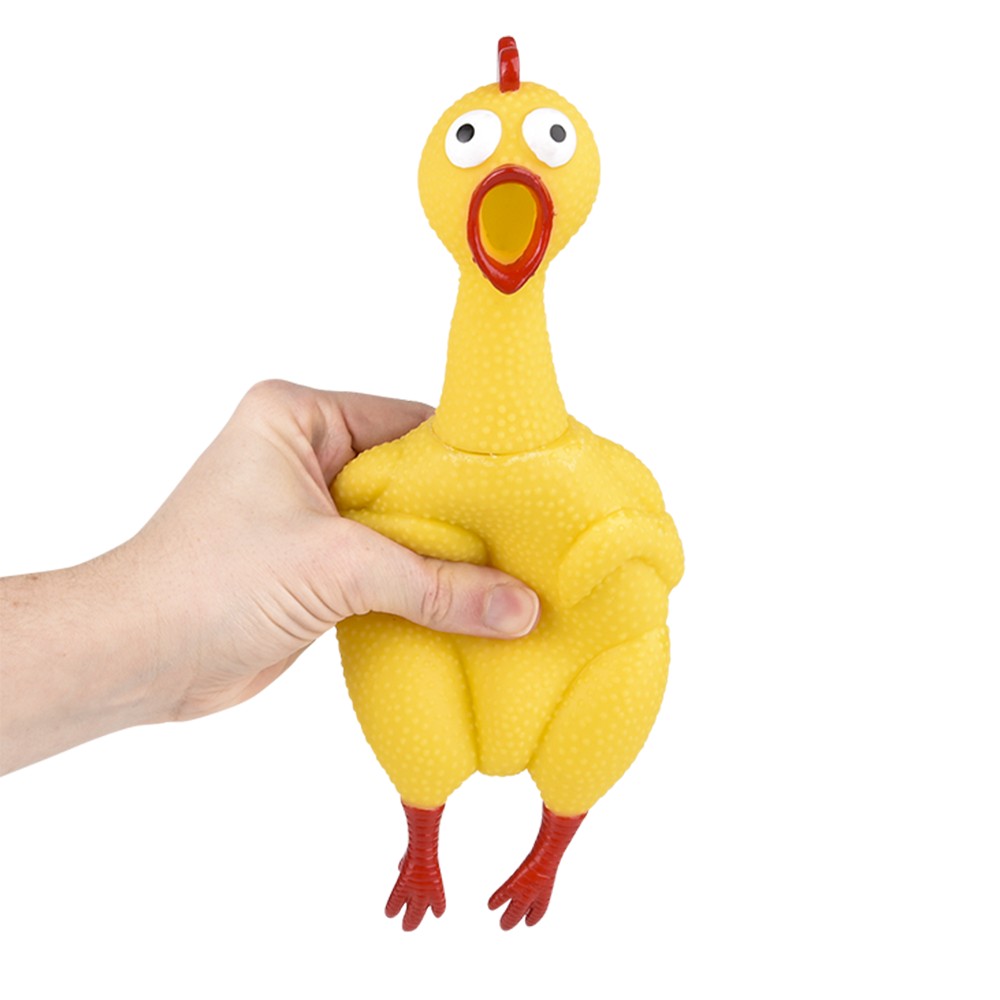Rubber Chicken Collectible 9.5 in (1 Dozen)