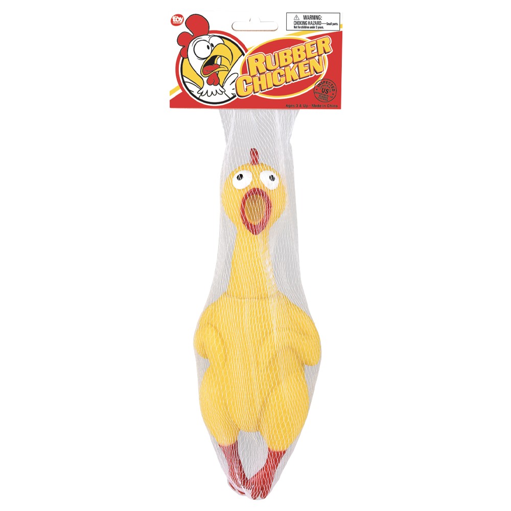 Rubber Chicken Collectible 9.5 in (1 Dozen)