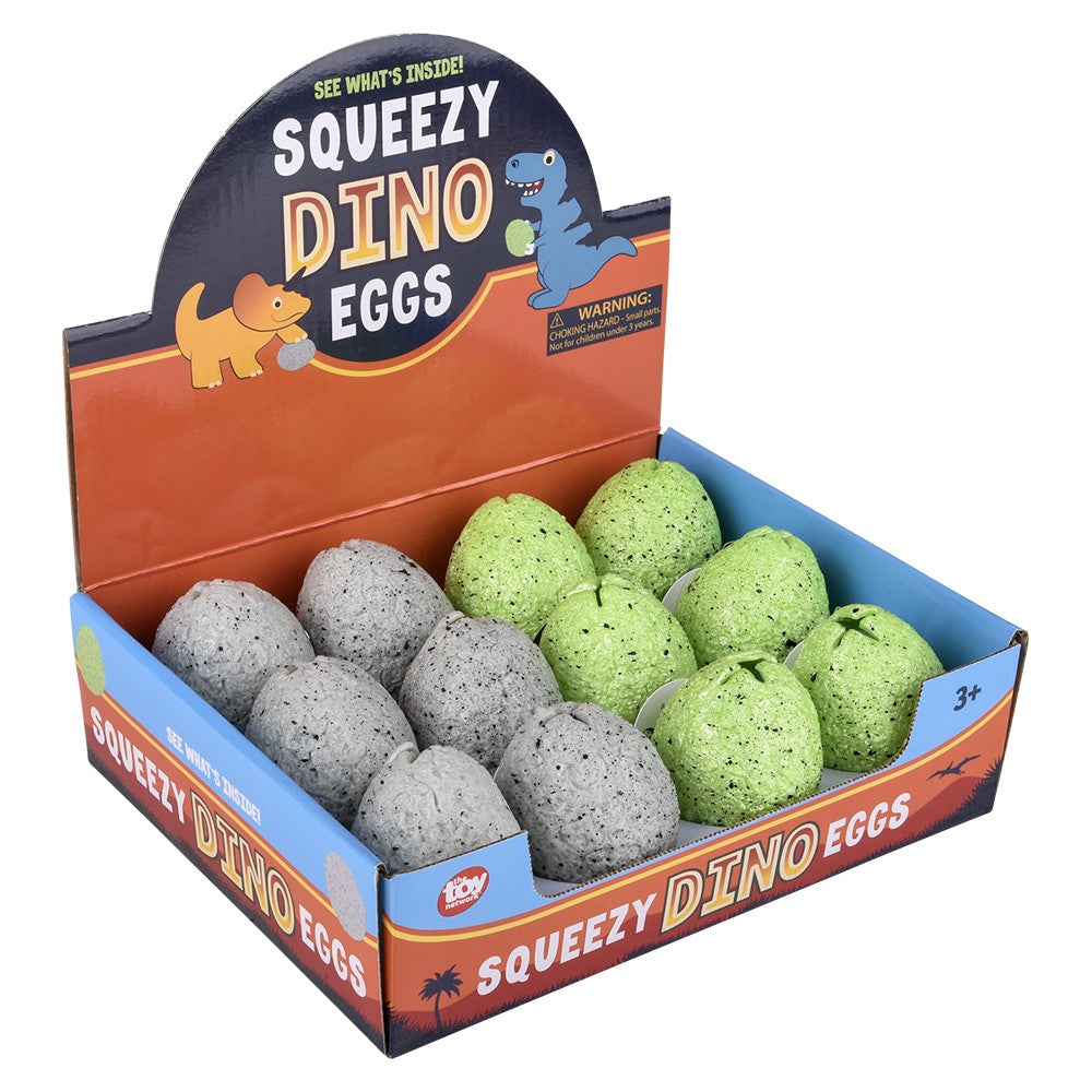 Squeeze Dinosaur Egg (12 Pc Display)