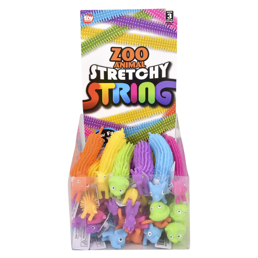 Zoo Animal Stretchy String (24 Pc Box)