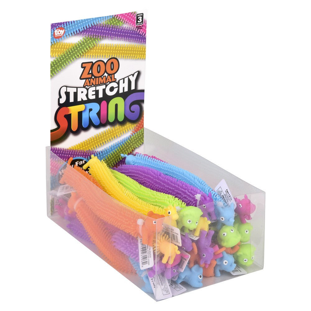 Zoo Animal Stretchy String (24 Pc Box)