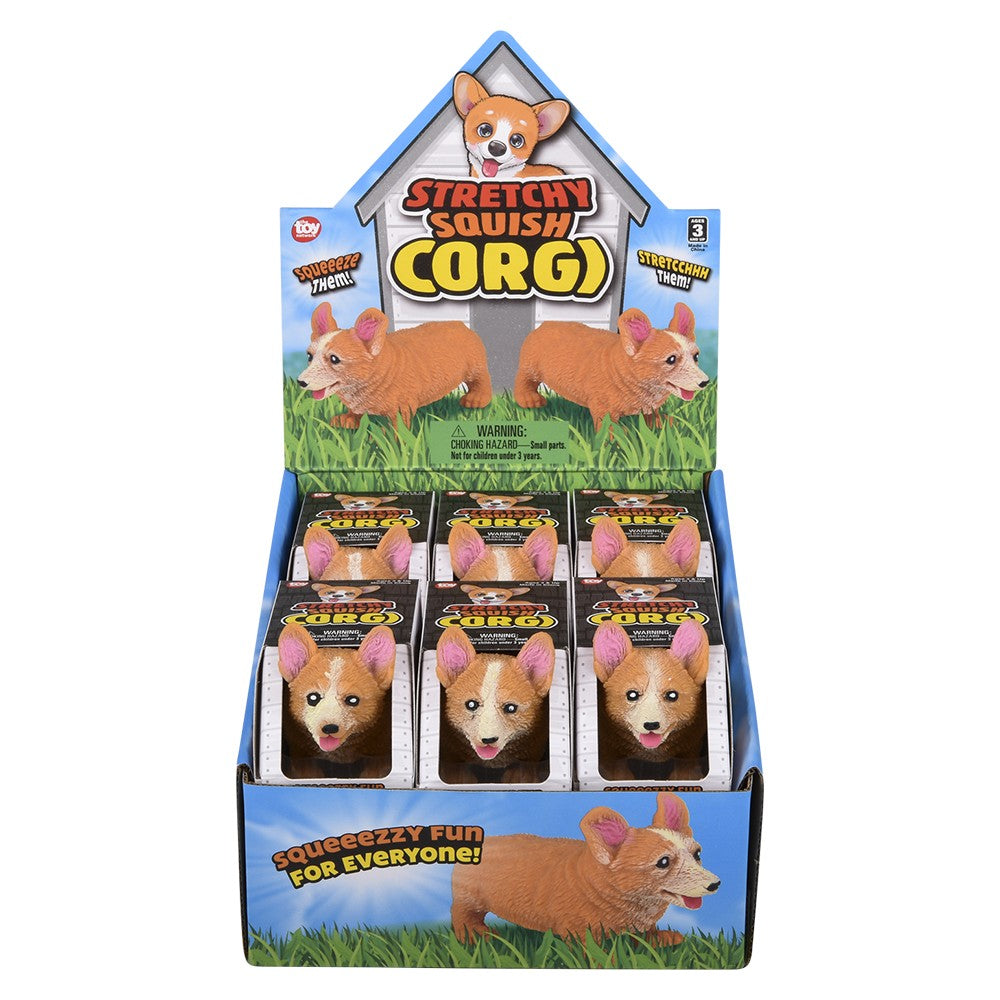 Stretchy Squish Corgi (12 DZ Display)