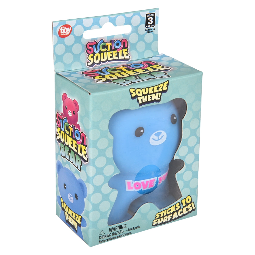 Squeezy Suction Bear (12 Pc Display)