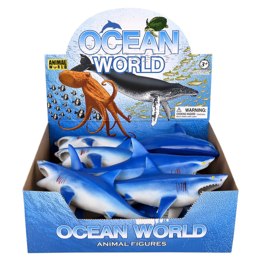 Shark Squeaker Toy 10" (1 DZ)