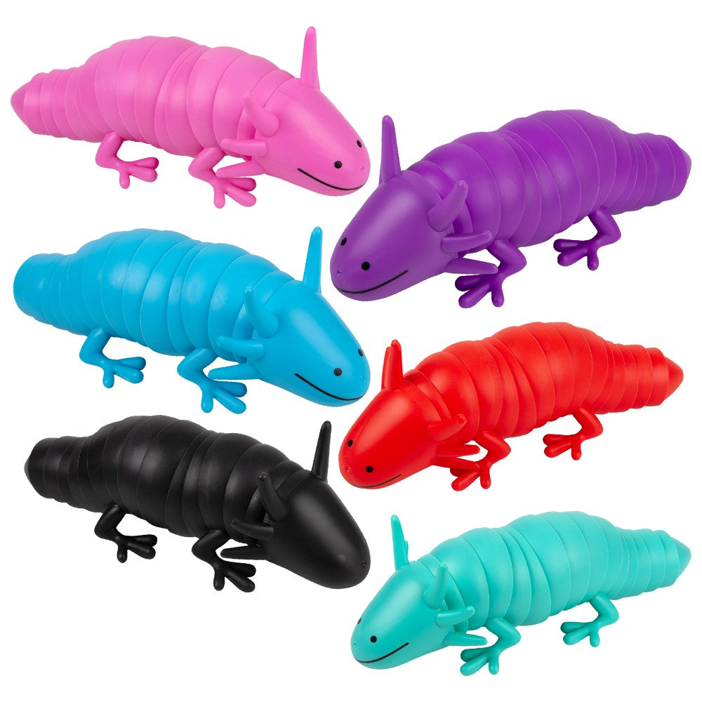 Jumbo Axolotl Wiggle Fidget Toy (6 Pc Boxed)