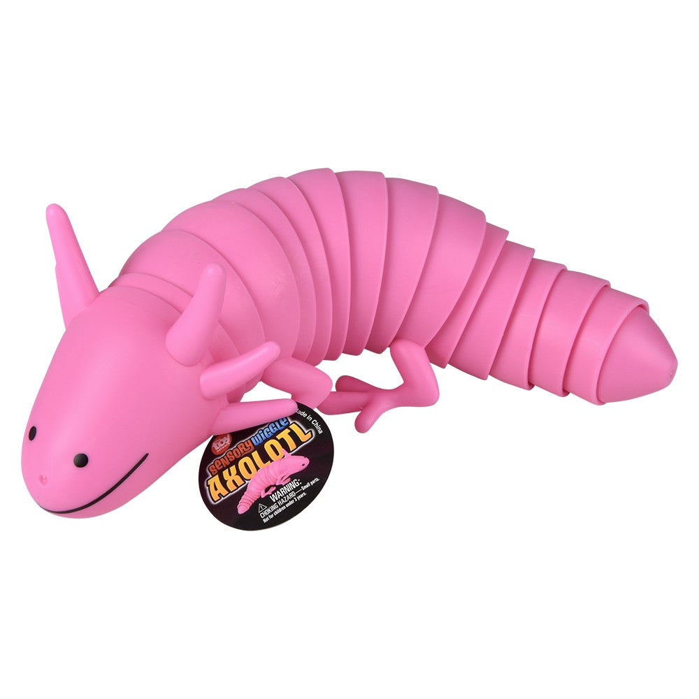 Axolotl Wiggle Fidget Toy 12" (6 Pc Display)