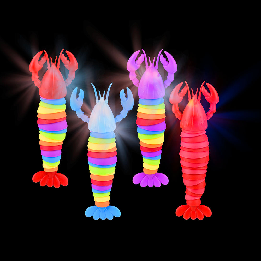 Light-Up Wiggle Sensory Lobster (12 Pc Display)