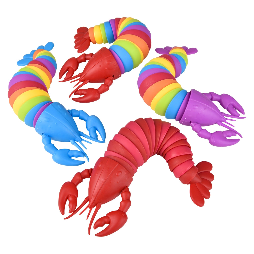 Light-Up Wiggle Sensory Lobster (12 Pc Display)