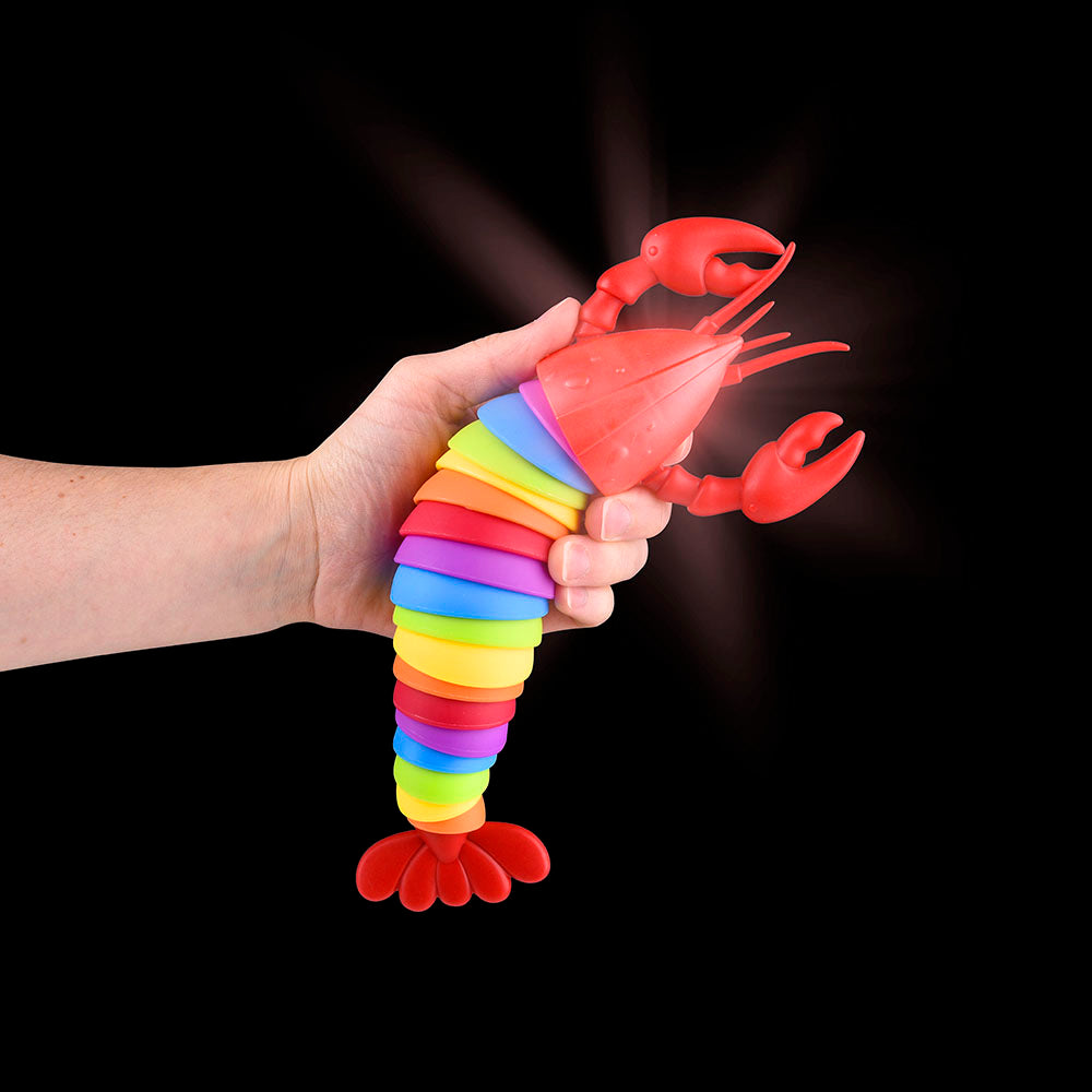 Light-Up Wiggle Sensory Lobster (12 Pc Display)