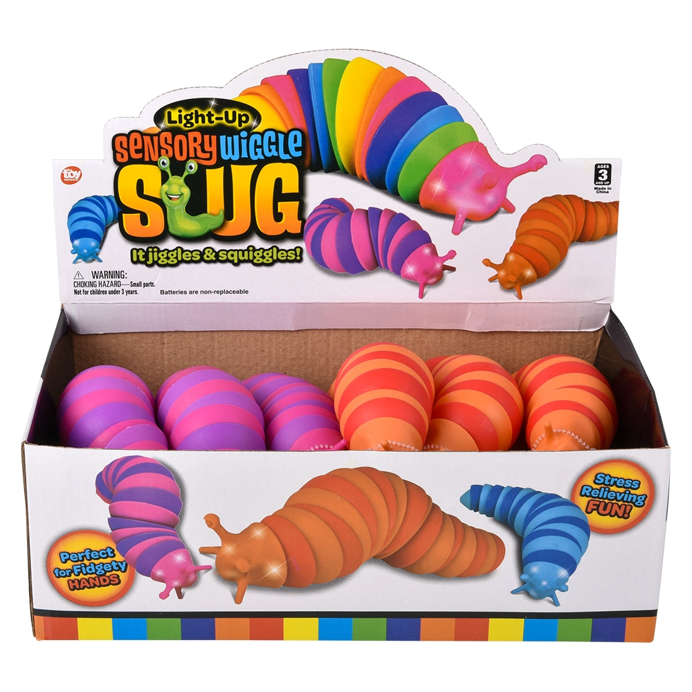 Light-Up Sensory Slug (12 PC Display)