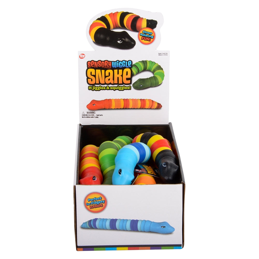 Wiggle Sensory Snake (12 Pc Display)