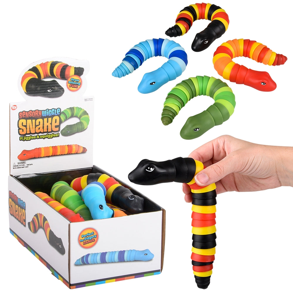 Wiggle Sensory Snake (12 Pc Display)