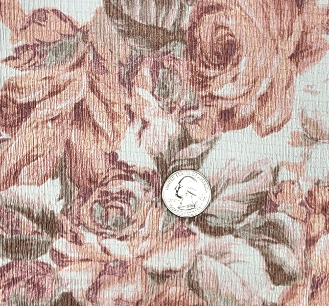 Poly Bubble Stretch 1D1776 Coral Polyester Spandex Fabric - Coral Textured Crinkle, 58/60" Width (1 Yard)