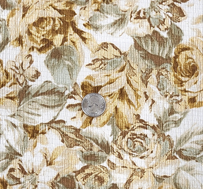 Poly Bubble Stretch 1D1776 Lemon Polyester Spandex Fabric - Lemon Textured Crinkle, 58/60" Width (1 Yard)