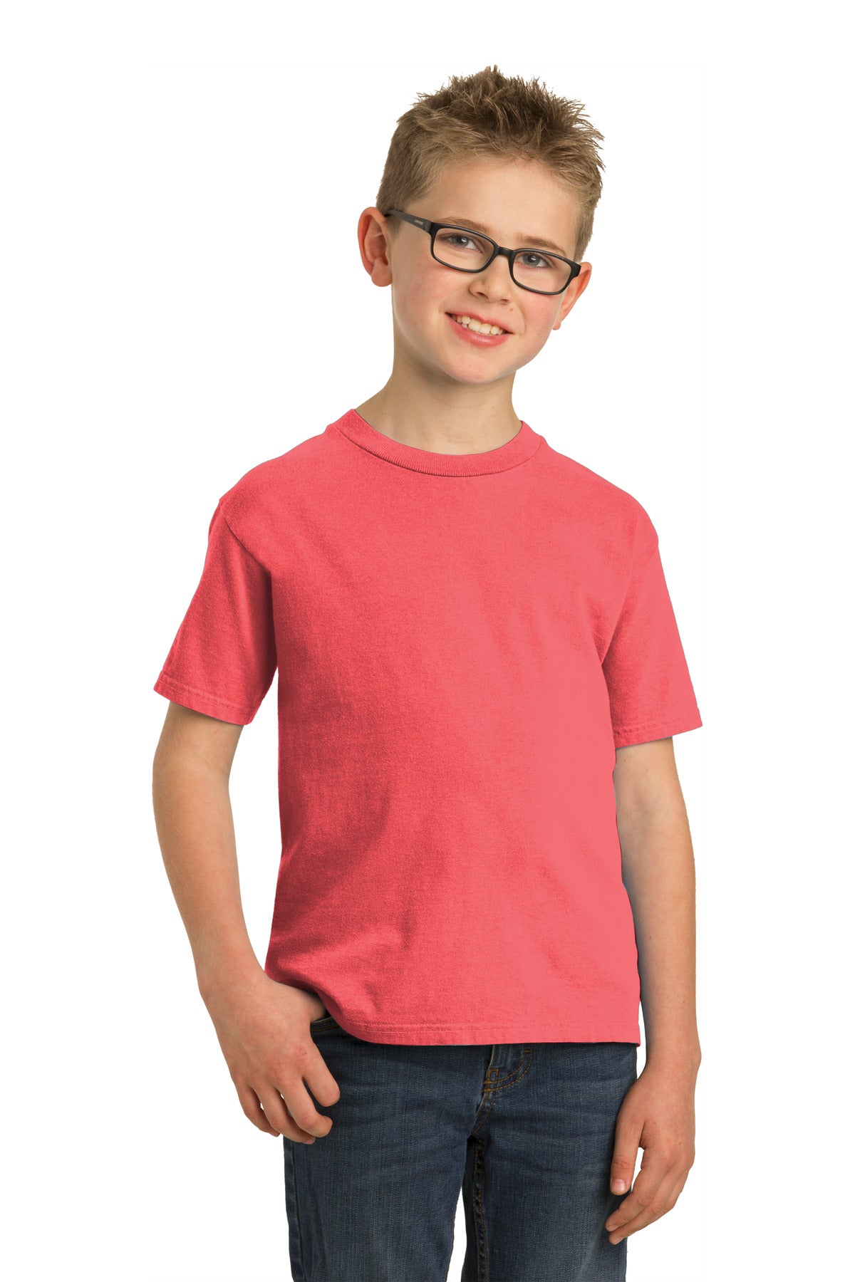 Port & Company® Youth Beach Wash Garment-Dyed Tee