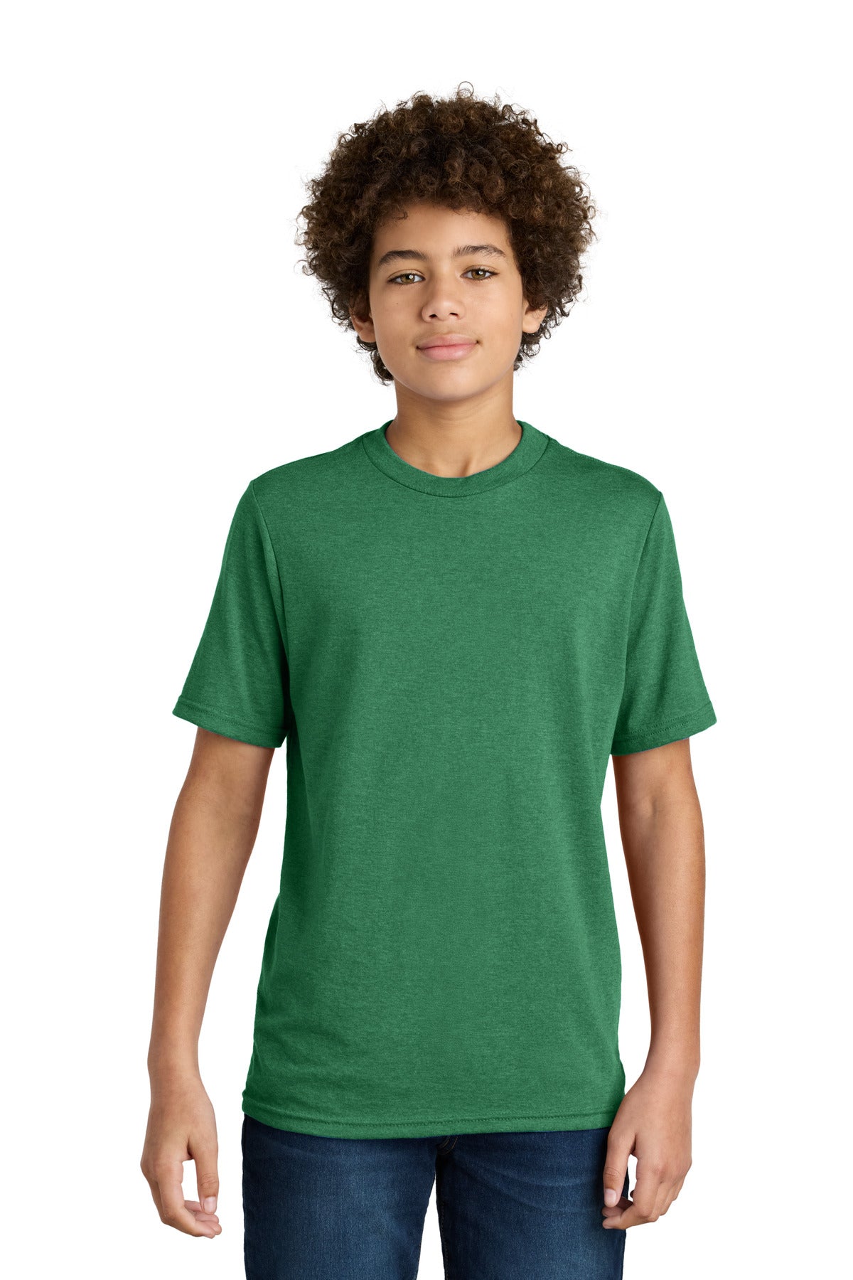 Port & Company® Youth Short Sleeve Crewneck CVC Tee