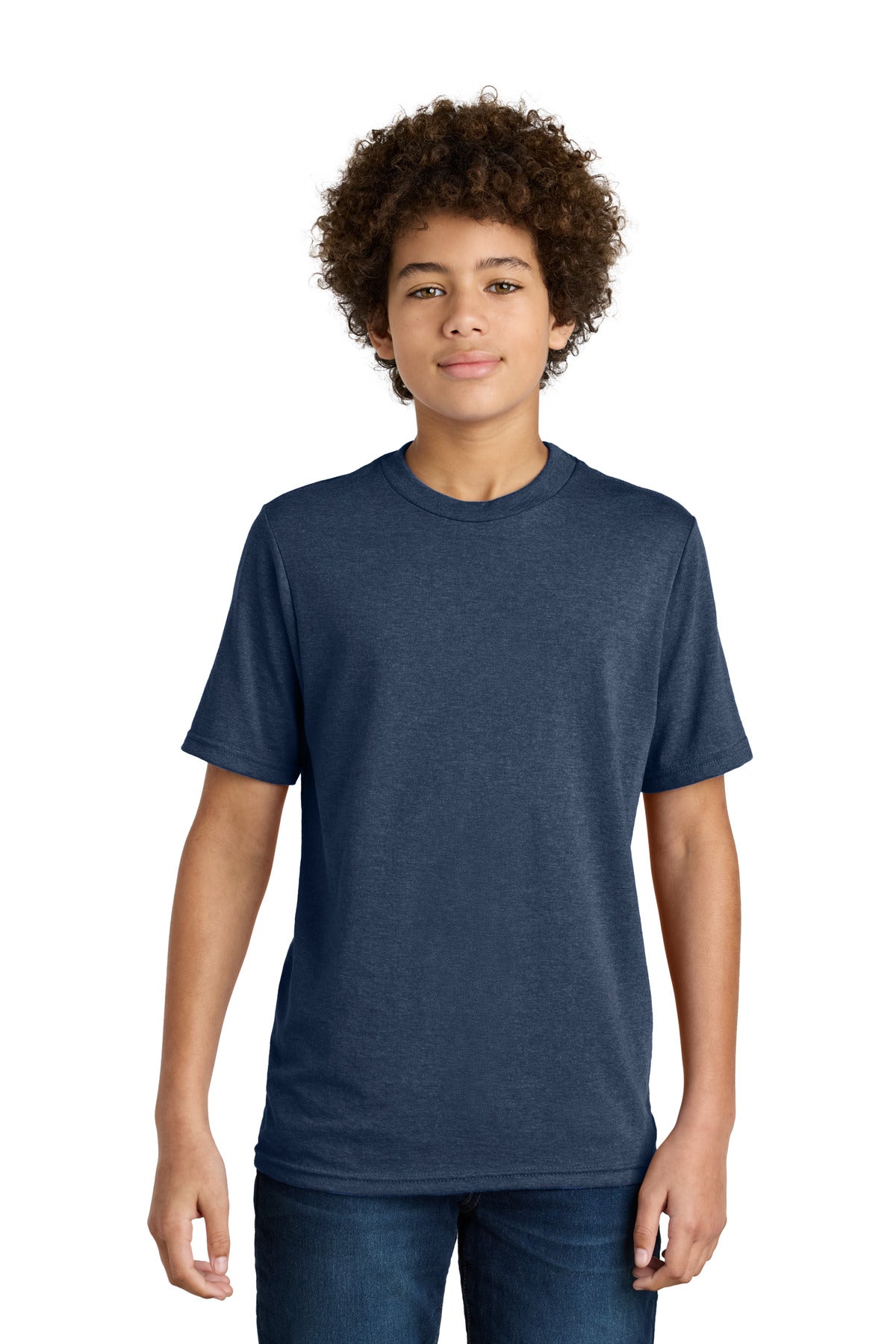 Port & Company® Youth Short Sleeve Crewneck CVC Tee