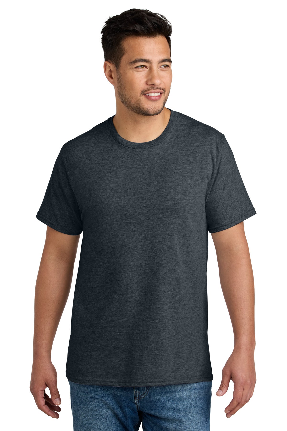 Port & Company® Short Sleeve Crewneck CVC Tee