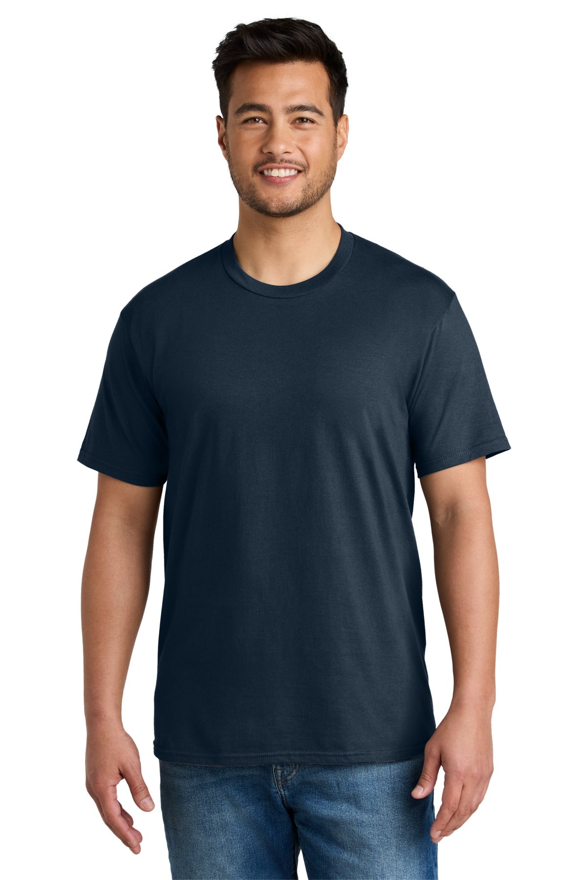 Port & Company® Short Sleeve Crewneck CVC Tee