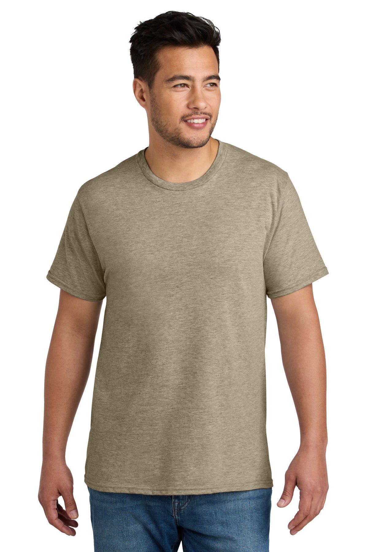 Port & Company® Short Sleeve Crewneck CVC Tee