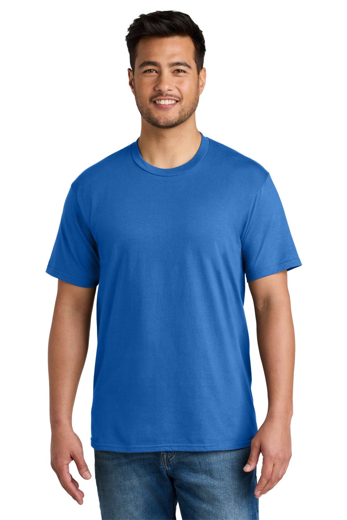Port & Company® Short Sleeve Crewneck CVC Tee