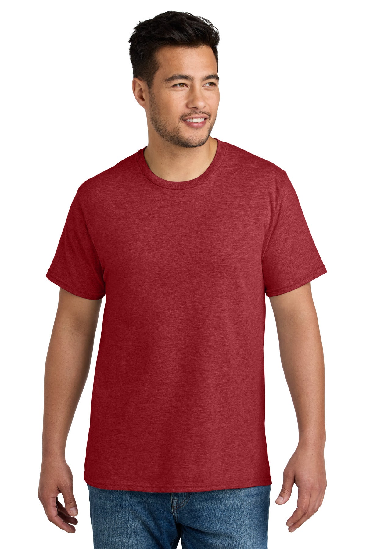Port & Company® Short Sleeve Crewneck CVC Tee