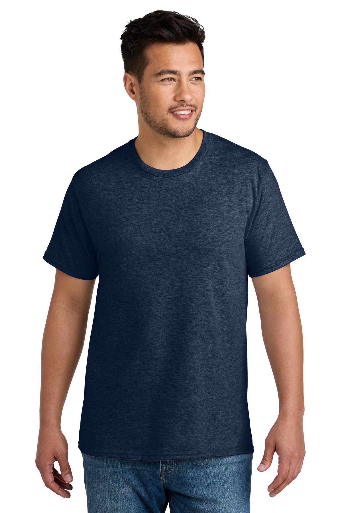 Port & Company® Short Sleeve Crewneck CVC Tee