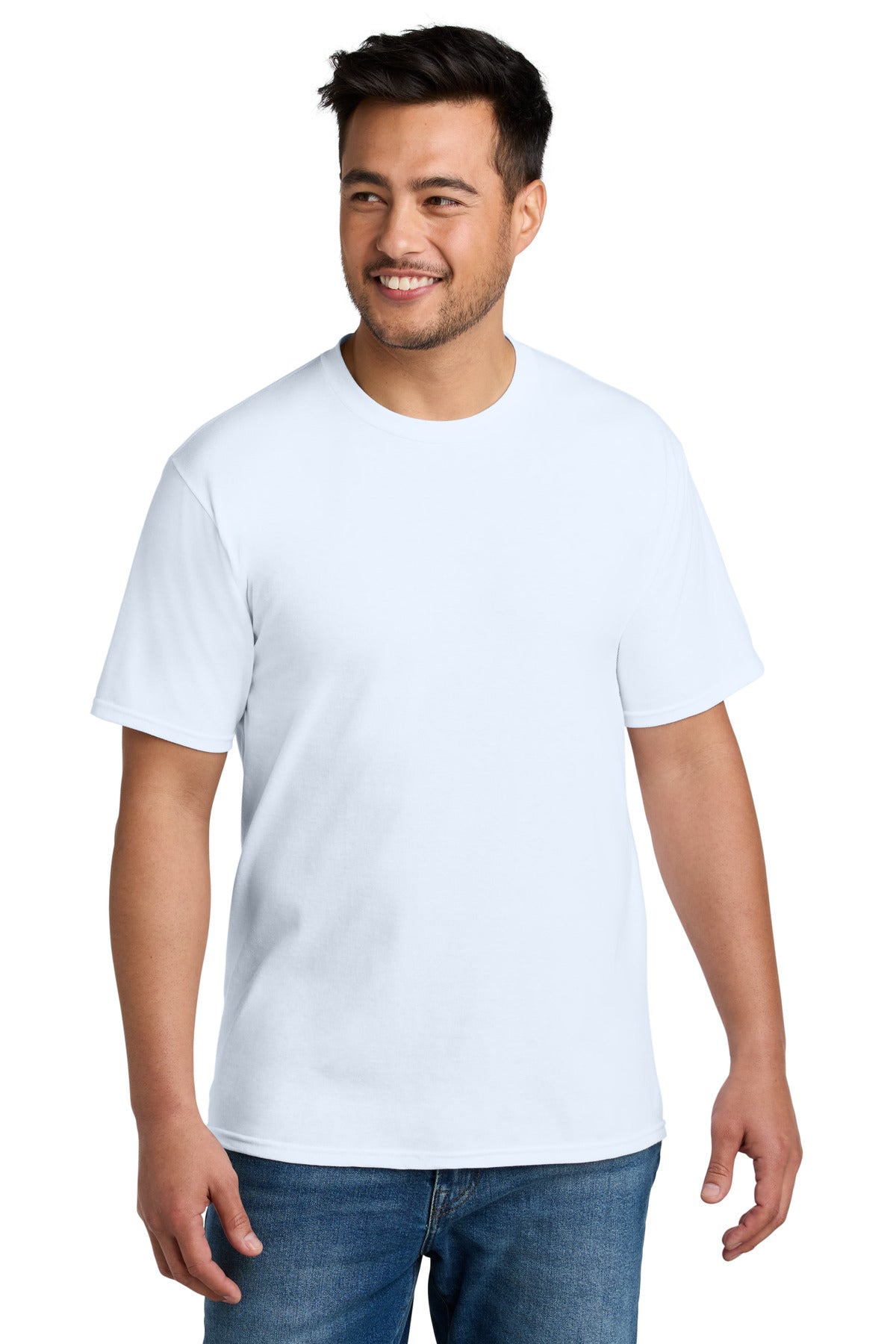 Port & Company® Short Sleeve Crewneck CVC Tee