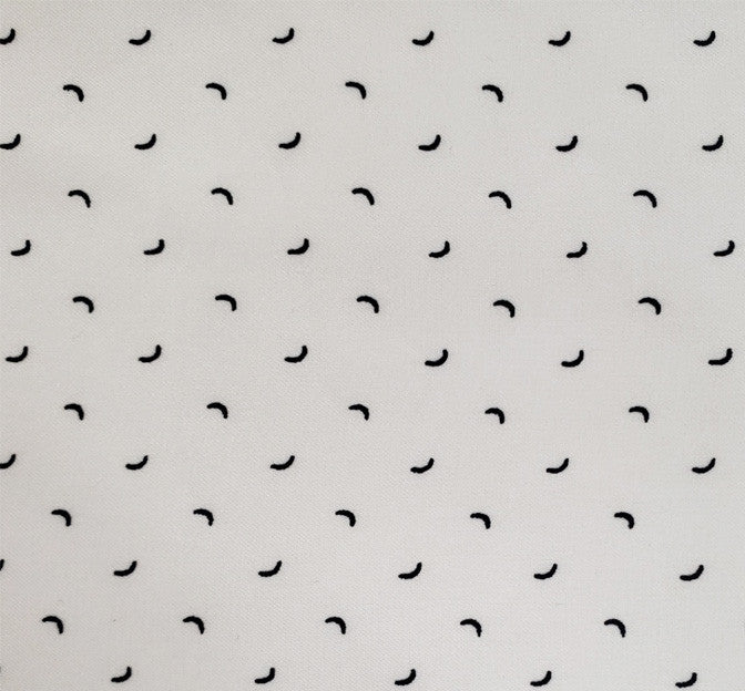 Poly Dull Satin 1D1377 Polyester Fabric - Beige/Black, 57/58" Width