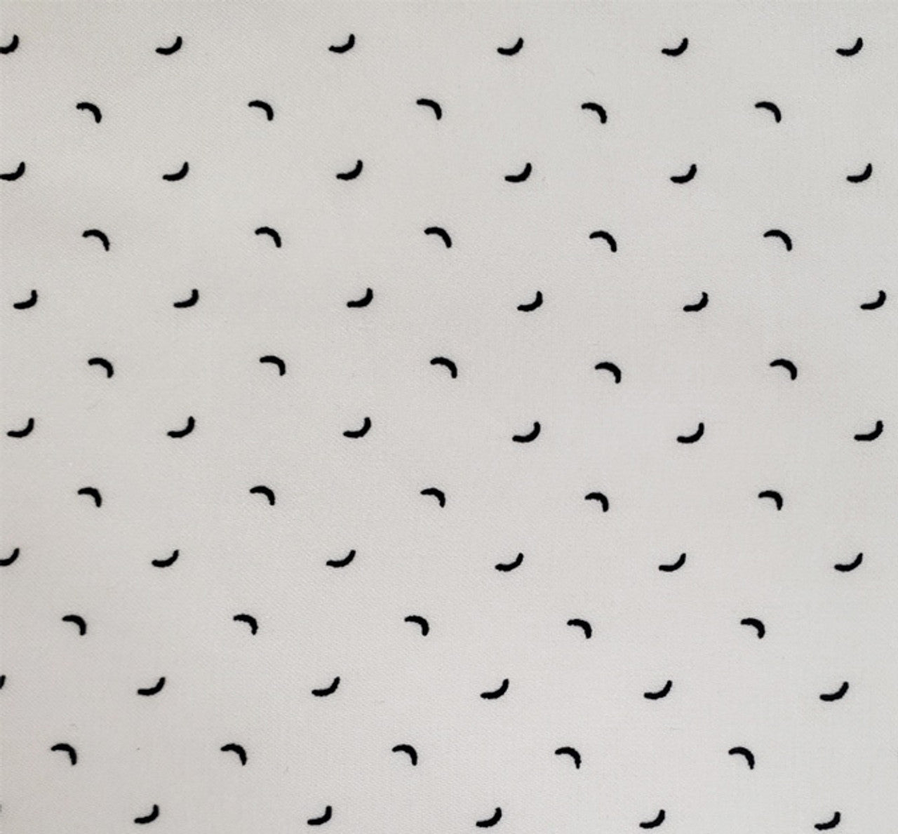 1 Yard Poly Dull Satin Beige/Black Woven Fabric, 57/58″ Wide