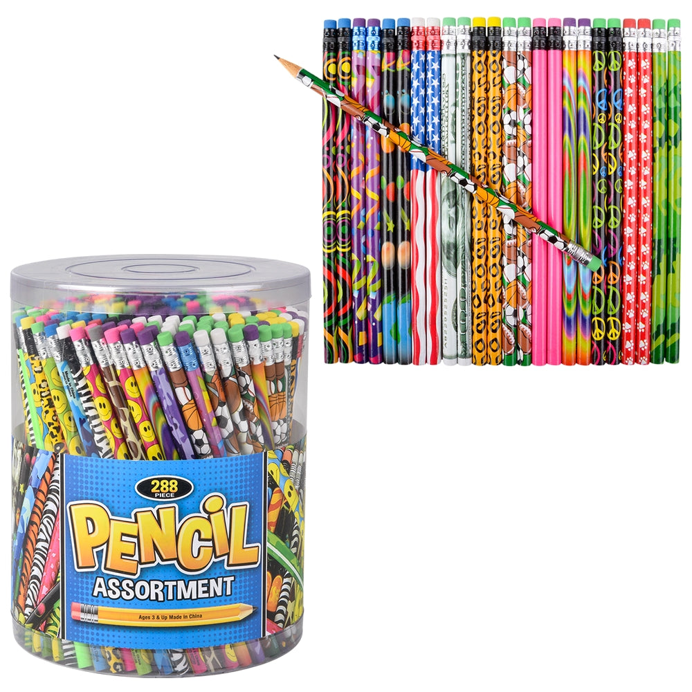 Pencils in Canister (288 PC Canister)