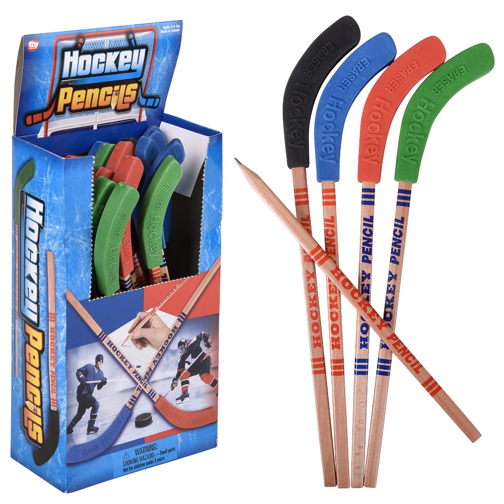 Hockey Pencils 24ct Display