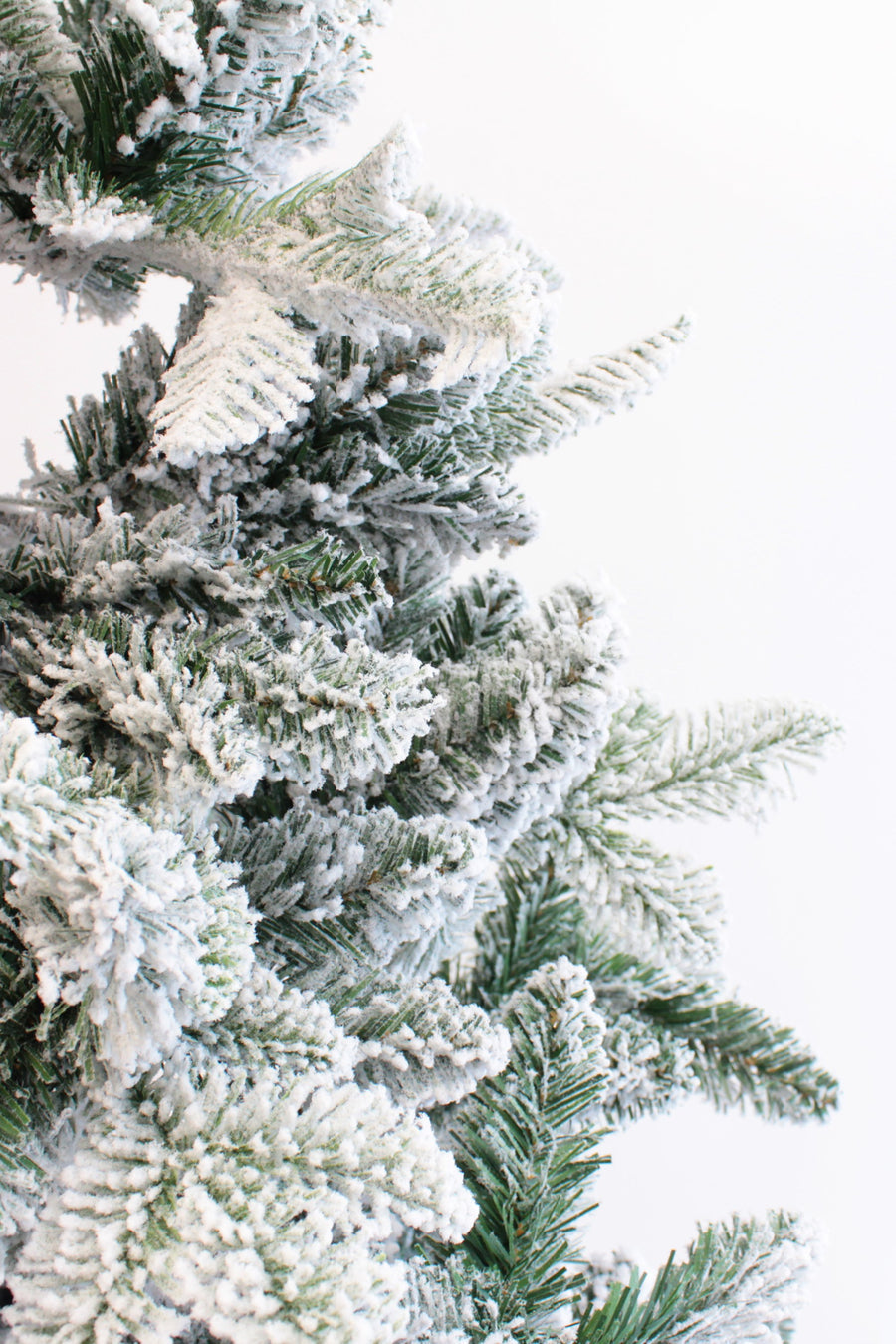 Alpine Fir Artificial Christmas Tree - Snow Flocked